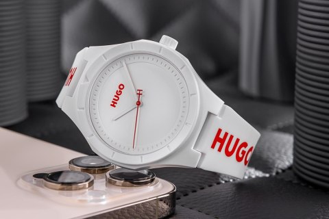Zegarek Męski HUGO Lit For Him White 1530345 + BOX