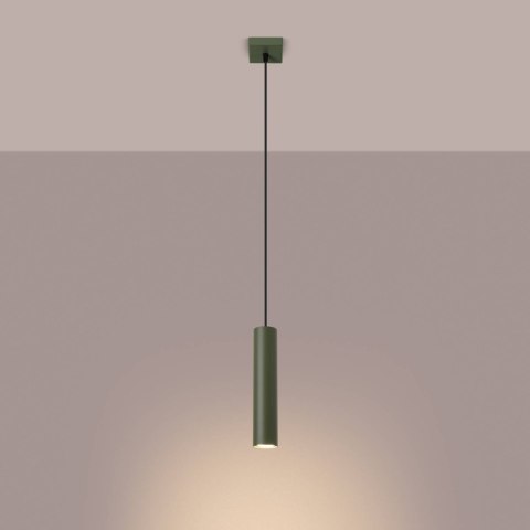 Lampa wisząca LAGOS 1 zielona oliwka