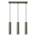 Lampa wisząca LAGOS 3L zielona oliwka