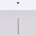 Lampa wisząca PASTELO 1 zielona oliwka