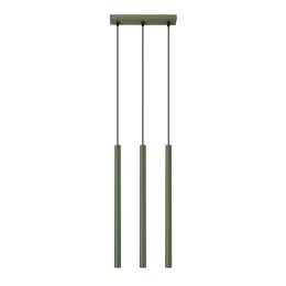 Lampa wisząca PASTELO 3P zielona oliwka