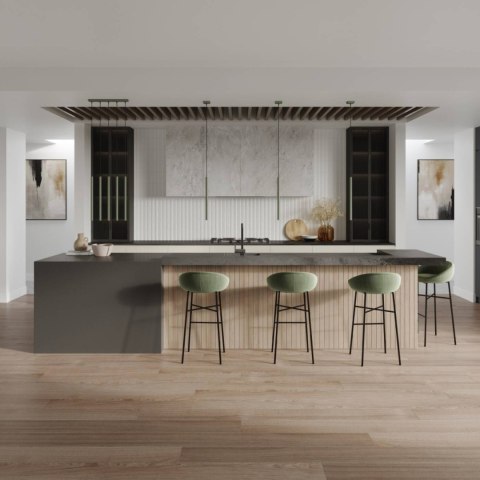 Lampa wisząca PASTELO 5P zielona oliwka