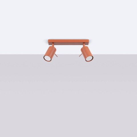 Plafon RING 2 ochra czerwona