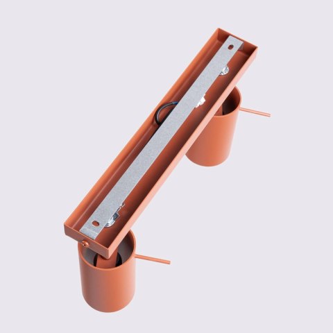 Plafon RING 2 ochra czerwona