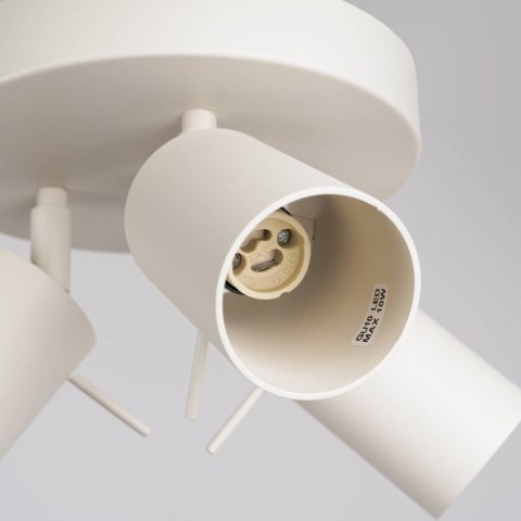 Plafon RING 3P beżowy