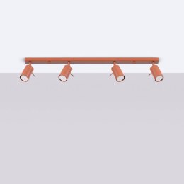 Plafon RING 4L ochra czerwona