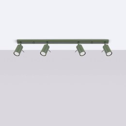 Plafon RING 4L zielony oliwkowy