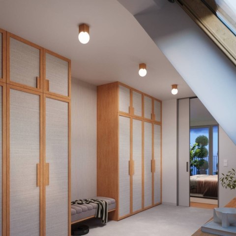 Plafon SOLIS naturalne drewno