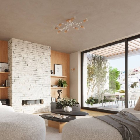 Żyrandol TIMBO 4 biały