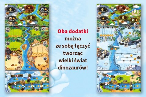 GRA DRAFTOZAUR - 2 DODATKI PTERODAKTYLE oraz PLEZJOZAURY