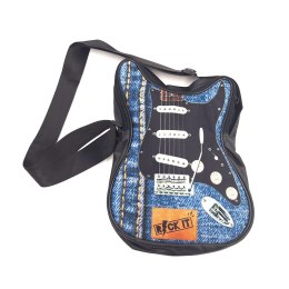 Torba na ramię w kształcie gitary Let's rock - RBG-019
