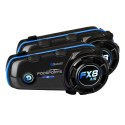 Interkom motocyklowy Fodsports FX8 Air dwupak (czarny)