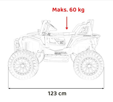 Pojazd Terenowy HONDA Talon 4x4 Różowy
