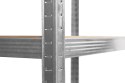 Regał stalowy magazynowy 200kg 5 poziomów 205x120x45 cm ocynkowany