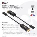 CLUB3D CAC-1333 adapter kablowy 0,22 m HDMI Typu A (Standard) USB Type-C Czarny