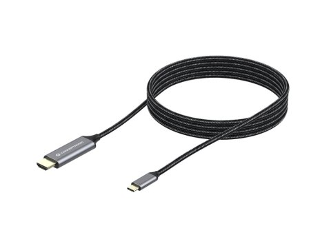 Conceptronic ABBY10G adapter kablowy 2 m USB Type-C HDMI Szary