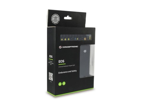 Conceptronic CNB65 adapter zasilający/ inwentor Wewnętrzna 65 W Czarny