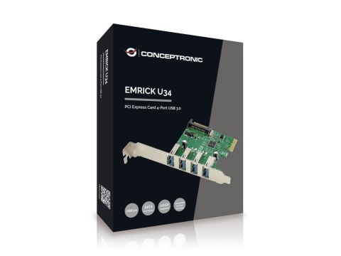 Conceptronic EMRICK02G adapter Wewnętrzny USB 3.2 Gen 1 (3.1 Gen 1)