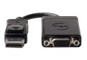 DELL R74C3 adapter kablowy DisplayPort VGA (D-Sub) Czarny