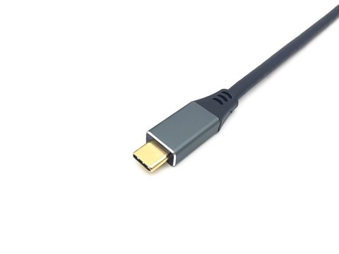 Equip 133417 adapter kablowy 3 m USB Type-C HDMI Typu A (Standard) Szary, Czarny
