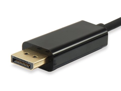 Equip 133467 adapter kablowy 1,8 m USB Type-C DisplayPort Czarny