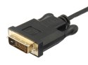 Equip 133468 adapter kablowy 1,8 m USB Type-C DVI-D Czarny