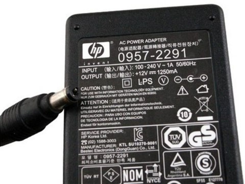 HP 0957-2291 adapter zasilający/ inwentor Wewnętrzna 15 W Czarny