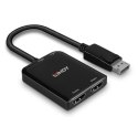 Lindy 38433 adapter kablowy DisplayPort 2 x HDMI