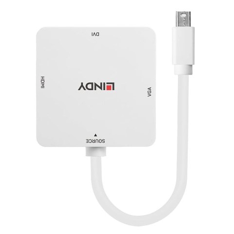 Lindy 41035 adapter kablowy 0,2 m Biały