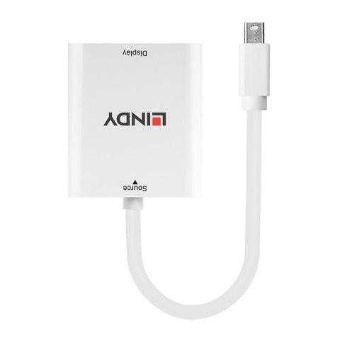 Lindy 41069 adapter kablowy Mini DisplayPort HDMI Typu A (Standard) Biały