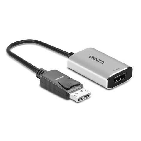 Lindy 41094 adapter kablowy 0,11 m DisplayPort HDMI Szary