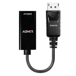 Lindy 41718 adapter kablowy 0,15 m DisplayPort HDMI Czarny