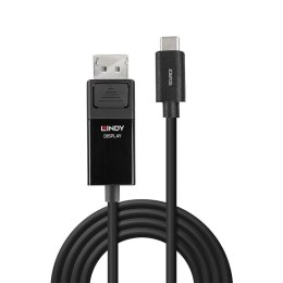 Lindy 43343 adapter kablowy 3 m USB Type-C DisplayPort Czarny