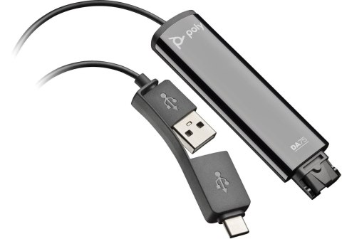 HP Poly Adapter Poly DA75 USB na QD, czarny, TAA