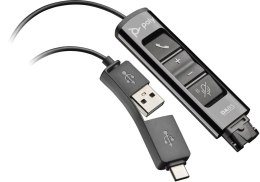 HP Poly Adapter Poly DA85 USB na QD, czarny, TAA