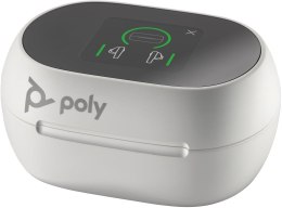 Poly Białe etui do ładowania z ekranem dotykowym Voyager Free 60+ UC do adaptera BT700 USB-A