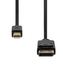 ProXtend Mini Displayport to Displayport 1.2 0.5M 0,5 m Czarny