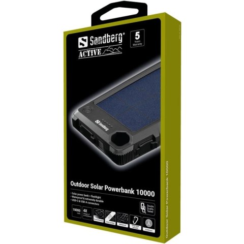 Sandberg Outdoor Solar Powerbank 10000