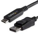 StarTech CDP2DP146B adapter kablowy 1,8 m USB Type-C DisplayPort Czarny