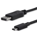 StarTech CDP2DPMM1MB adapter kablowy 1 m DisplayPort USB Type-C Czarny