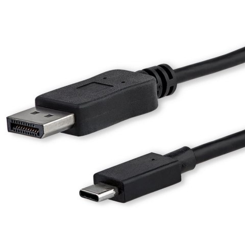StarTech CDP2DPMM1MB adapter kablowy 1 m DisplayPort USB Type-C Czarny