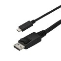 StarTech CDP2DPMM3MB adapter kablowy 3 m USB Type-C DisplayPort Czarny