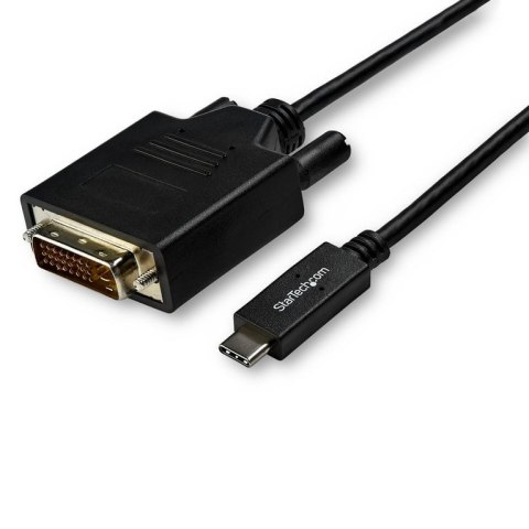 StarTech CDP2DVI3MBNL adapter kablowy 3 m USB Type-C DVI-D Czarny