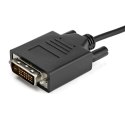 StarTech CDP2DVIMM1MB adapter kablowy 1 m USB Type-C DVI-D Czarny