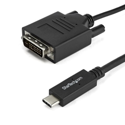StarTech CDP2DVIMM2MB adapter kablowy 2 m USB Type-C DVI-D Czarny