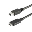 StarTech CDP2MDPMM1MB adapter kablowy 1 m USB Type-C Mini DisplayPort Czarny