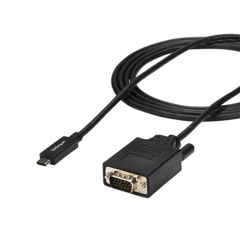 StarTech CDP2VGAMM2MB adapter kablowy 2 m USB Type-C VGA (D-Sub) Czarny