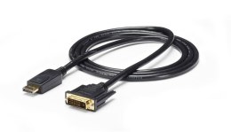 StarTech DP2DVI2MM6 adapter kablowy 1,8 m DisplayPort DVI-D Czarny