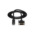 StarTech DP2DVIMM6 adapter kablowy 1,8 m DisplayPort DVI-D Czarny