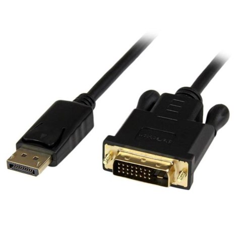 StarTech DP2DVIMM6BS adapter kablowy 1,8 m DisplayPort DVI-D Czarny